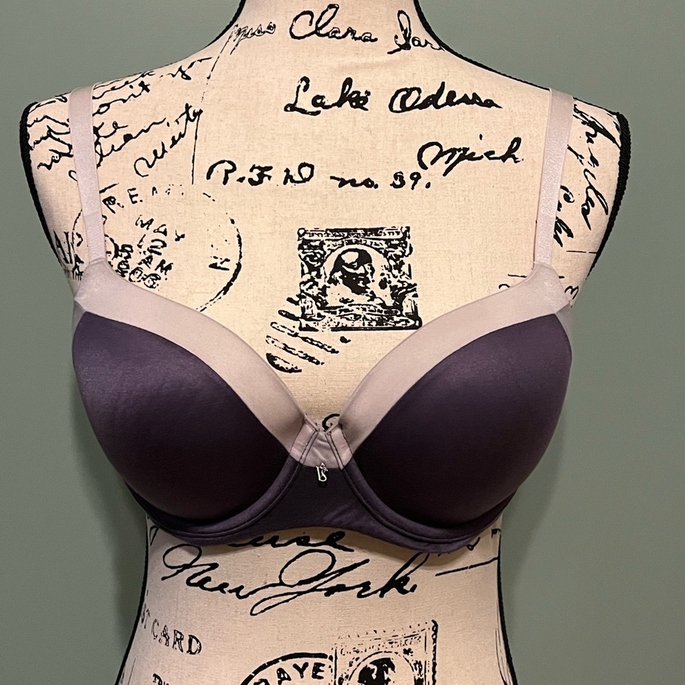 Victoria's Secret Fabulous Lined Demi Purple and Grey Bra Intimates